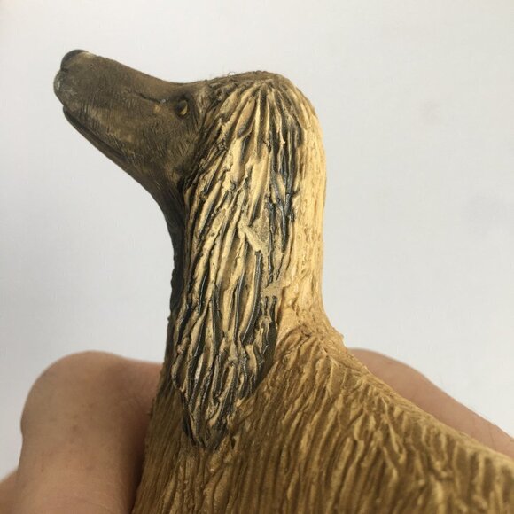 Vintage Dog Figurine Statue - Afghan Hound, Marked "J.R." - Picture 8 of 8